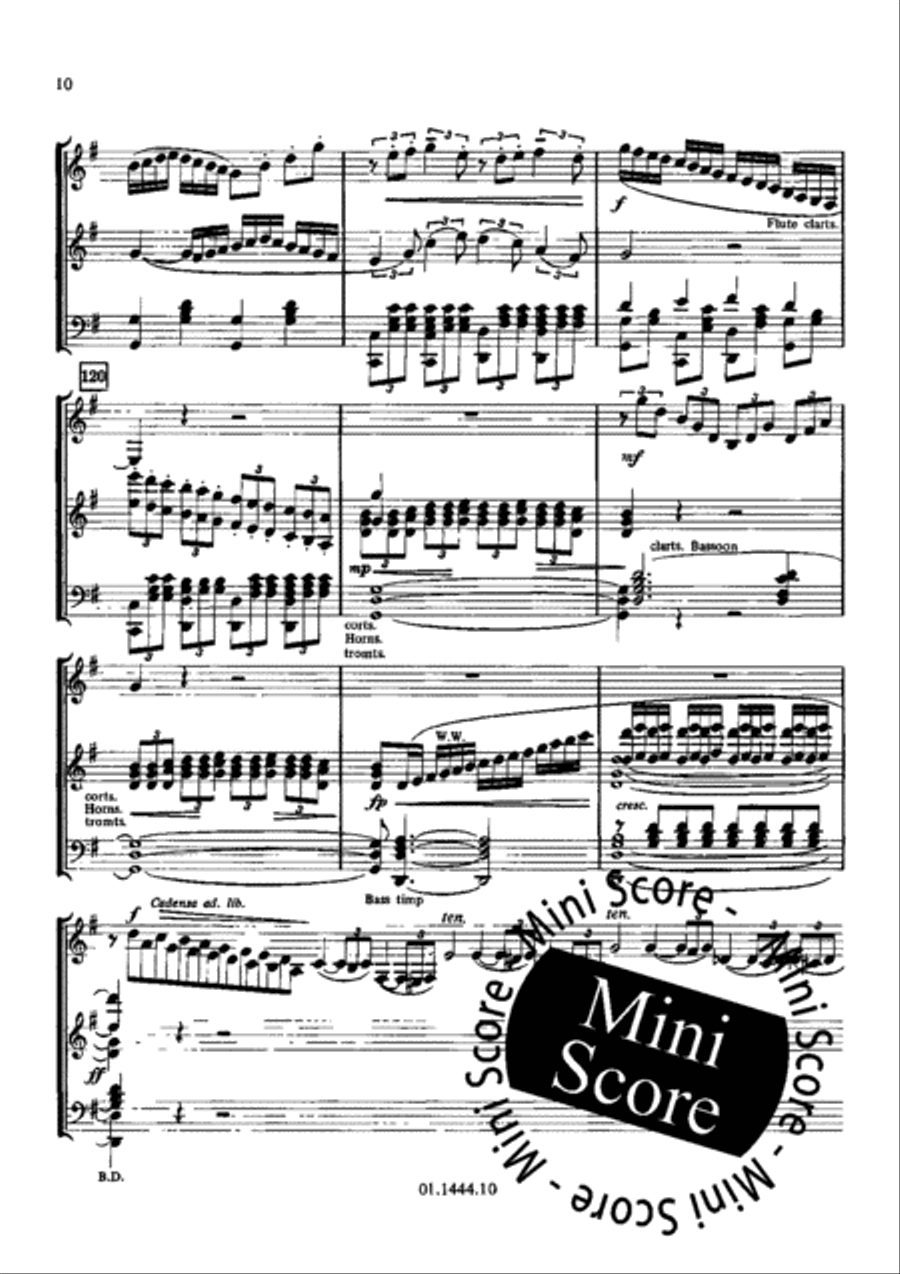 Concerto for Alto Saxophone and Band Concert Band scores gallery preview page 14