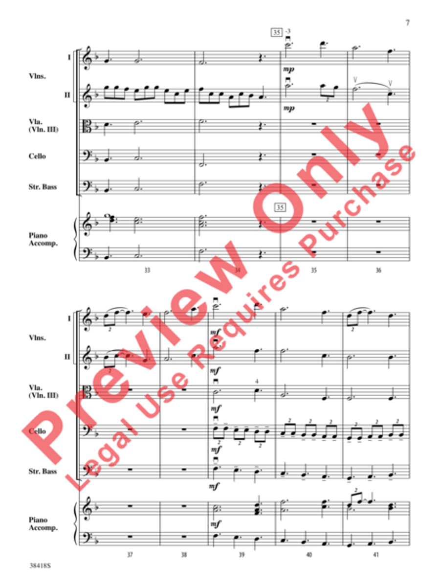 Return to Skye Return to Skye String Orchestra scores gallery preview page 8