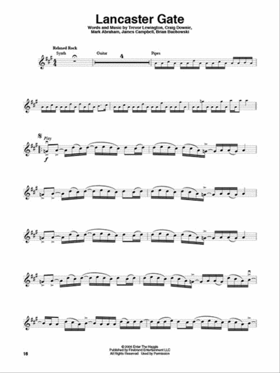 Celtic Rock Violin Solo scores gallery preview page 4