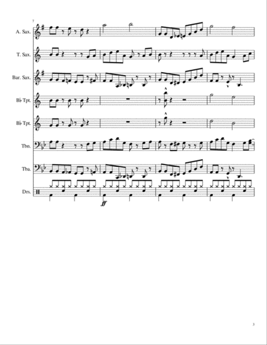 September Large Ensemble scores gallery preview page 3