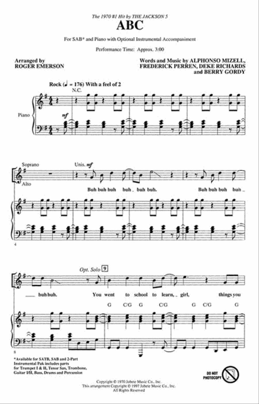 ABC ABC 3-Part scores gallery preview page 2