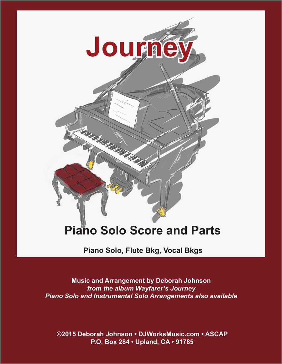 Journey Piano Solo Score Unison Choir scores gallery preview page 1
