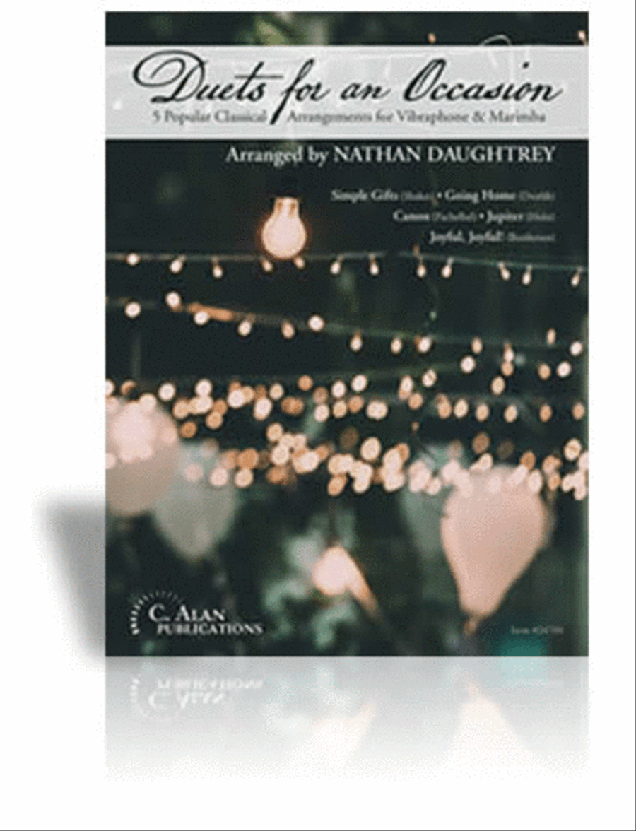 Duets for an Occasion Marimba scores gallery preview page 1