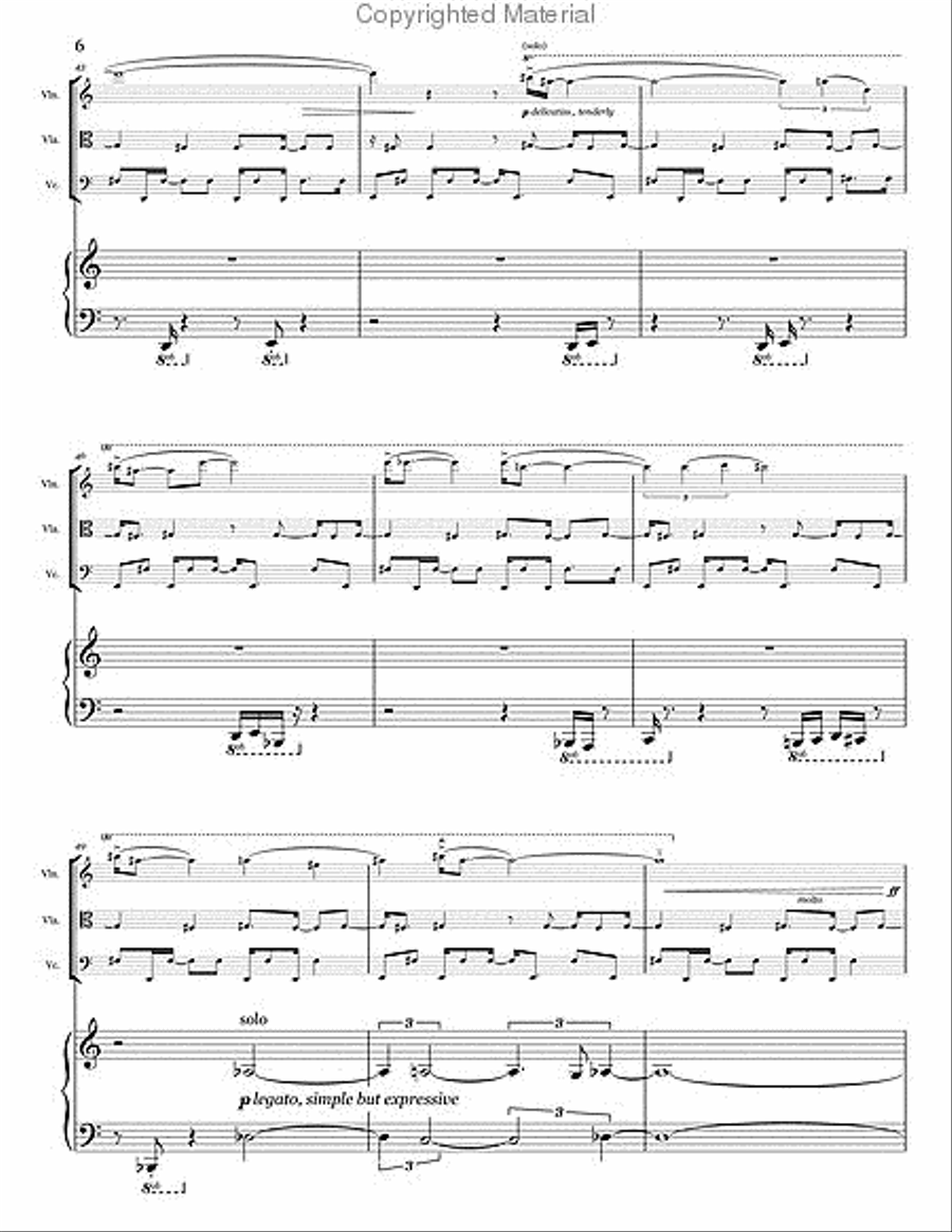 FAULT LINES Chamber Music scores gallery preview page 7