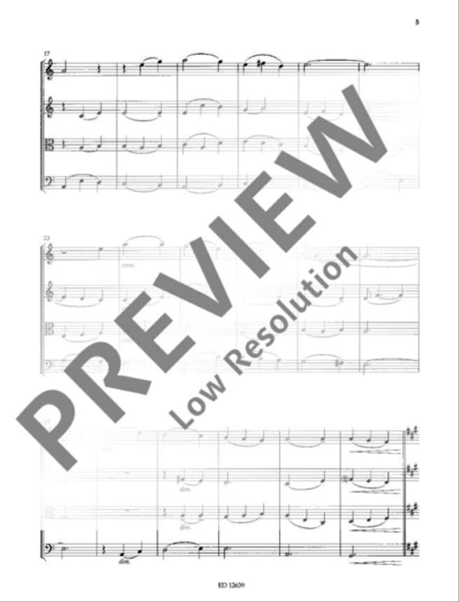 Beautiful Dreamer String Quartet scores gallery preview page 8