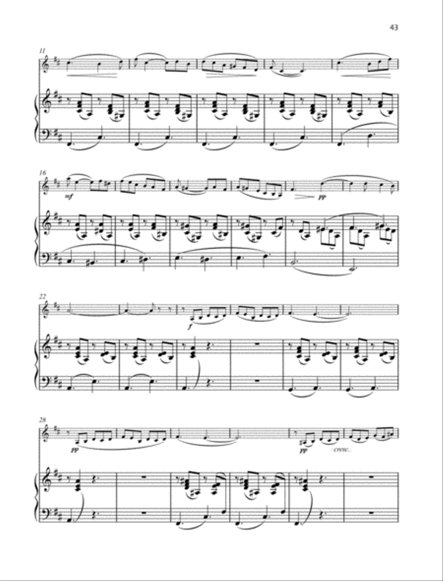 Berceuse Violin Solo scores gallery preview page 3