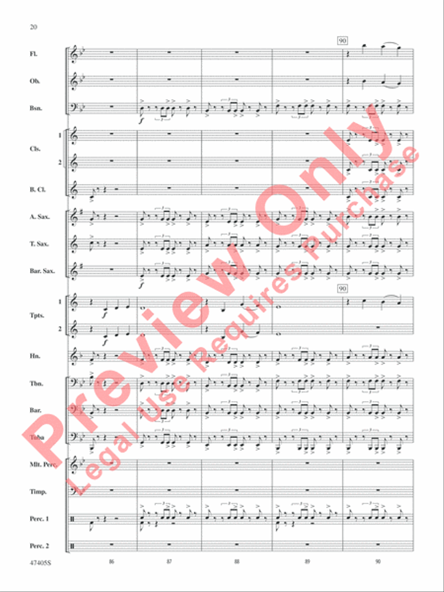 DC Comics Superheroes Concert Band scores gallery preview page 21