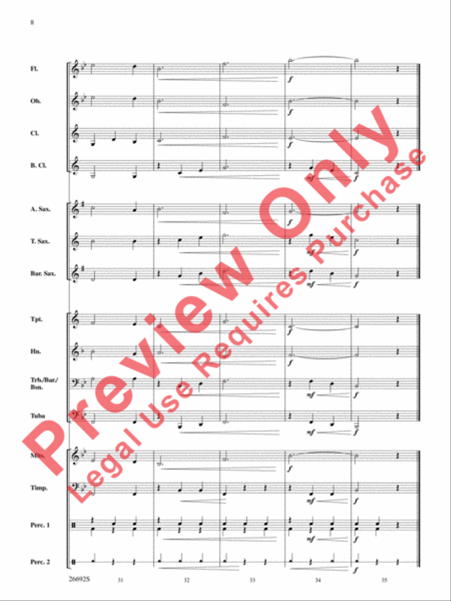 Belwin Beginning Band Kit #3 Concert Band scores gallery preview page 9