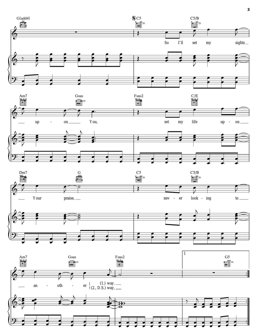 Jesus, You Alone Guitar scores gallery preview page 3