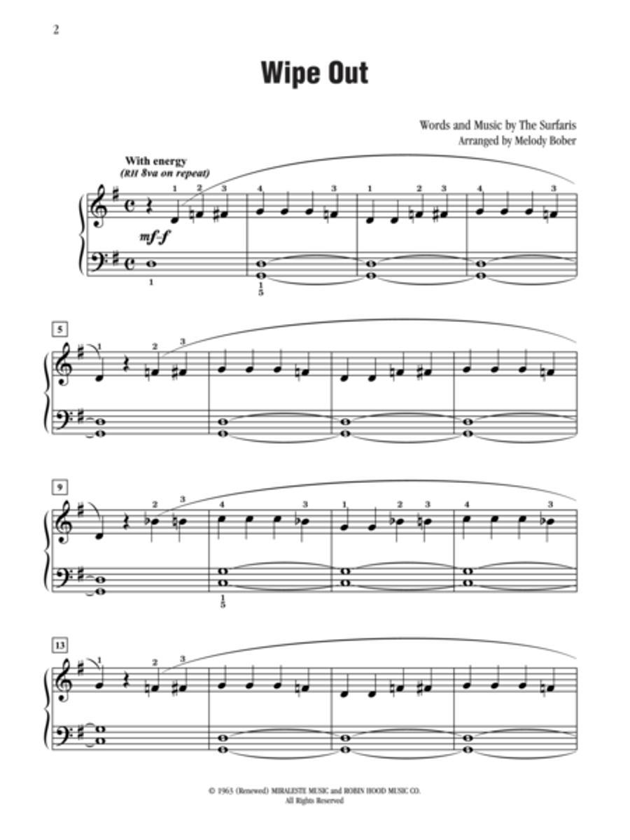 Wipe Out Small Ensemble scores gallery preview page 2