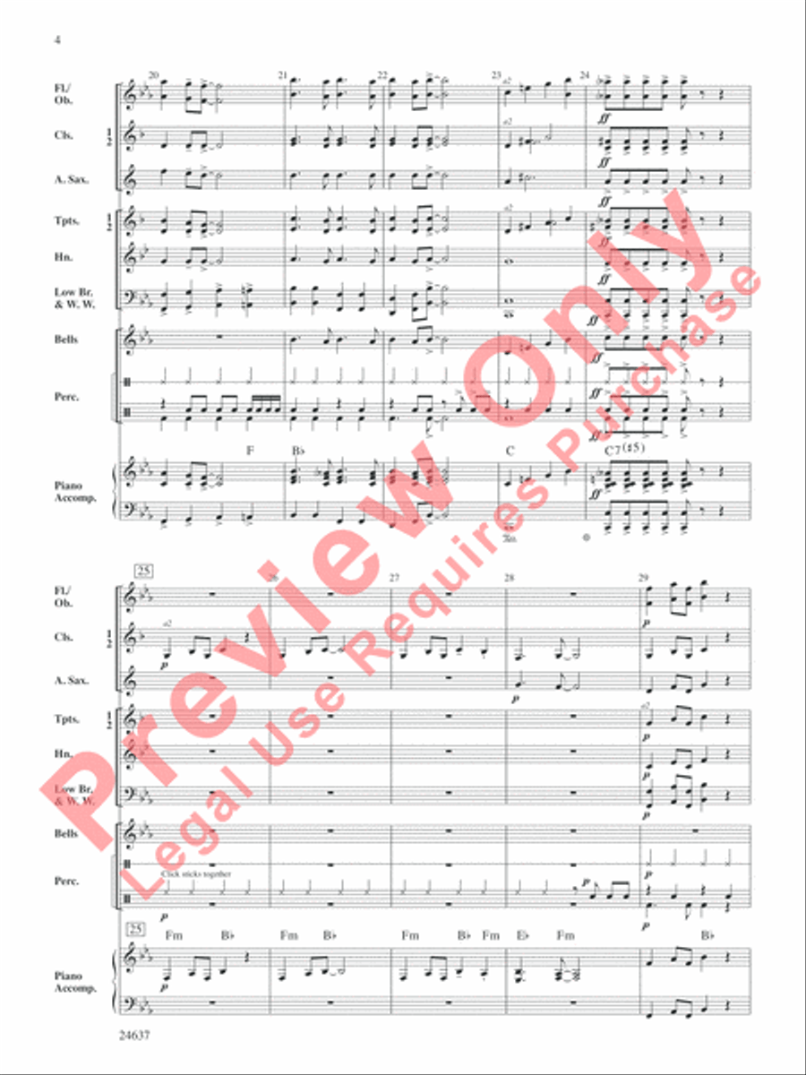 More Cowbell More Cowbell Concert Band scores gallery preview page 5