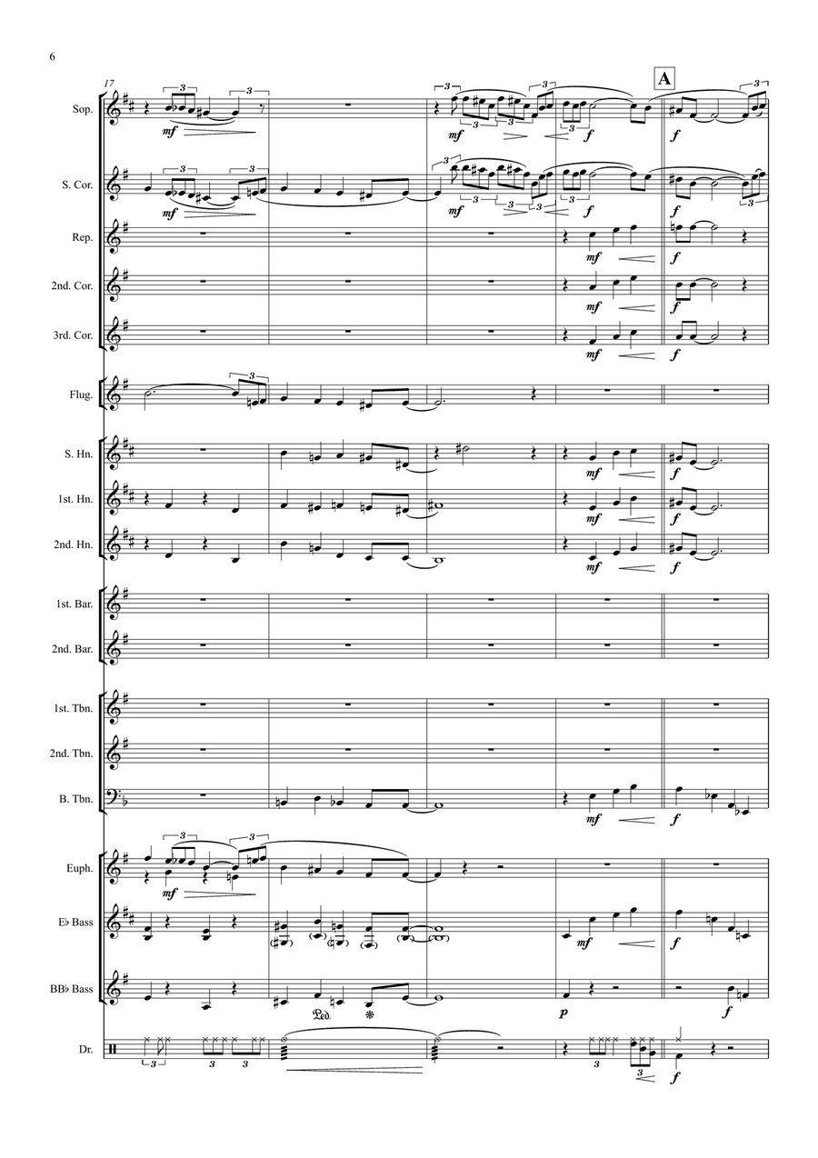 Round Midnight Brass Band scores gallery preview page 6