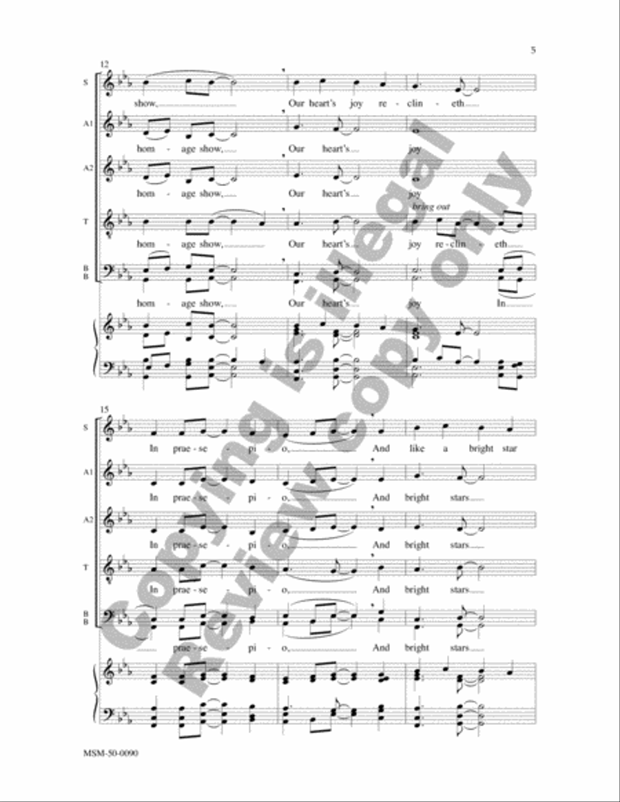 In dulci jubilo In dulci jubilo Divisi scores gallery preview page 4