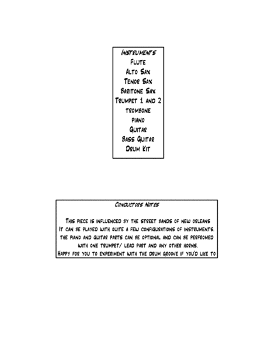 No Good Groove (for mix and match jazz ensemble, or big band) Jazz Ensemble scores gallery preview page 2