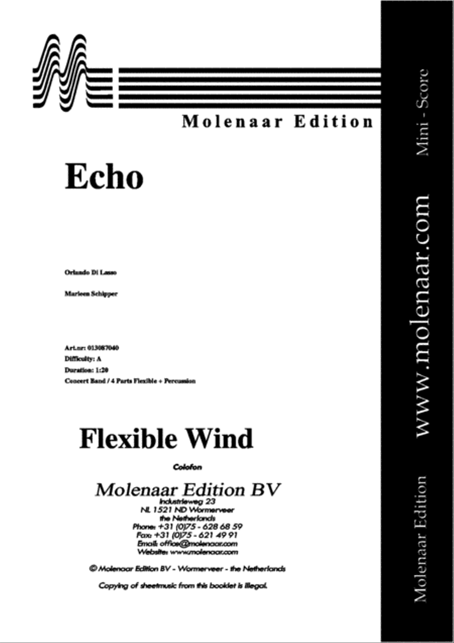 Echo Echo Concert Band scores gallery preview page 2