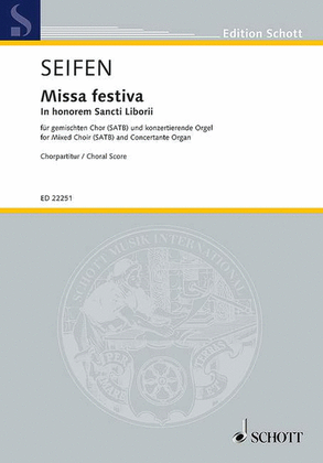 Missa Festiva Choral Score Satb And Organ Latin
