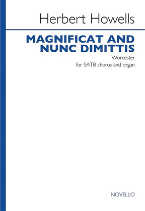 Book cover for Magnificat and Nunc Dimittis 'Worcester'