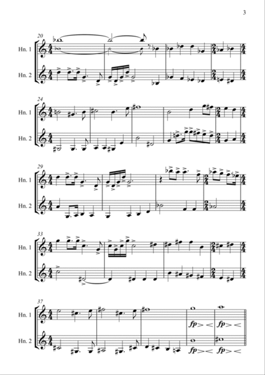 Main On End Brass Duet scores gallery preview page 3