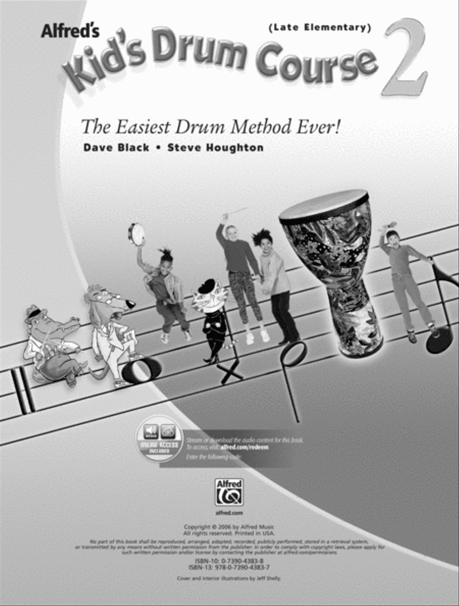 Alfred's Kid's Drum Course, Book 2 Snare Drum scores gallery preview page 2