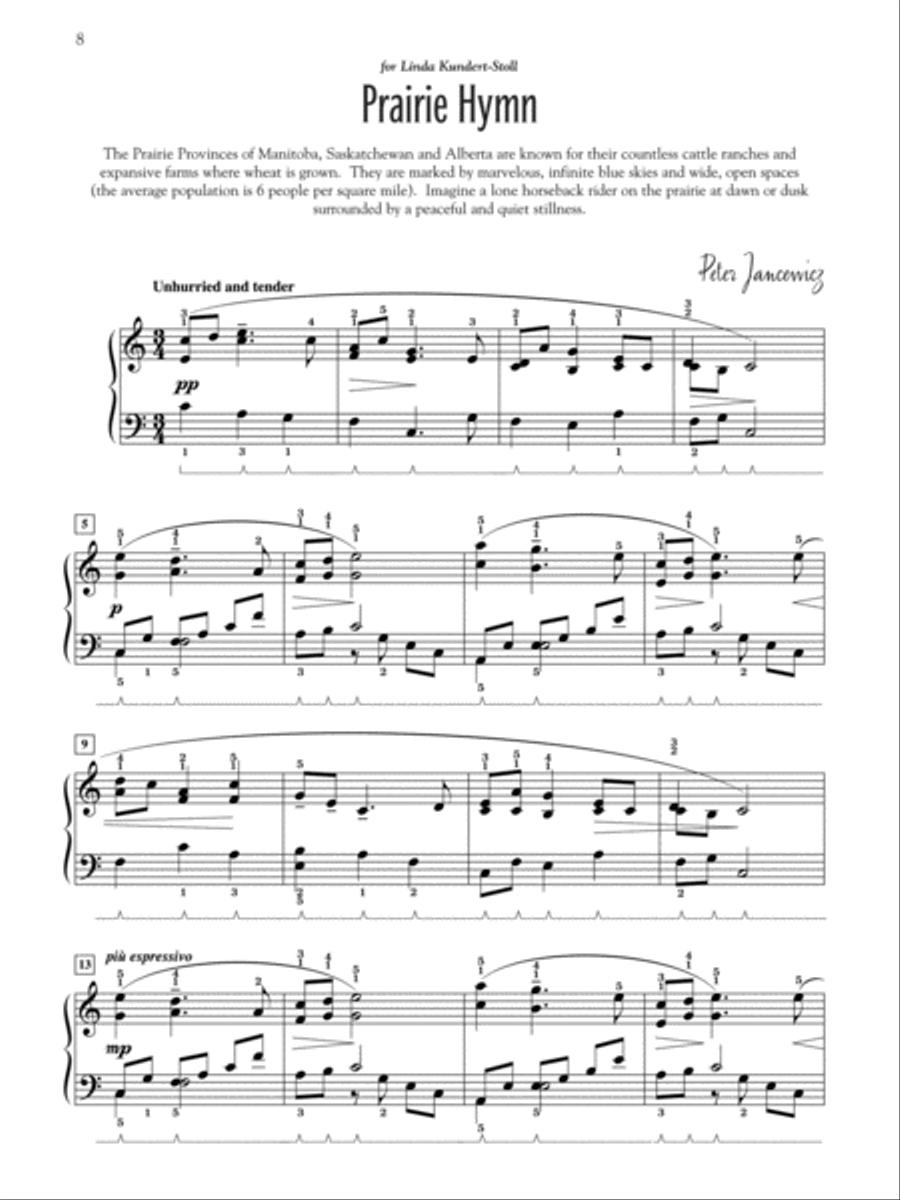 Sketches of Canada Piano Solo scores gallery preview page 4