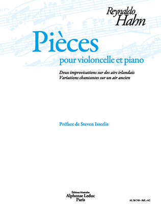 Book cover for Pieces- Deux Improvisations Sur Des Airs Irlandais
