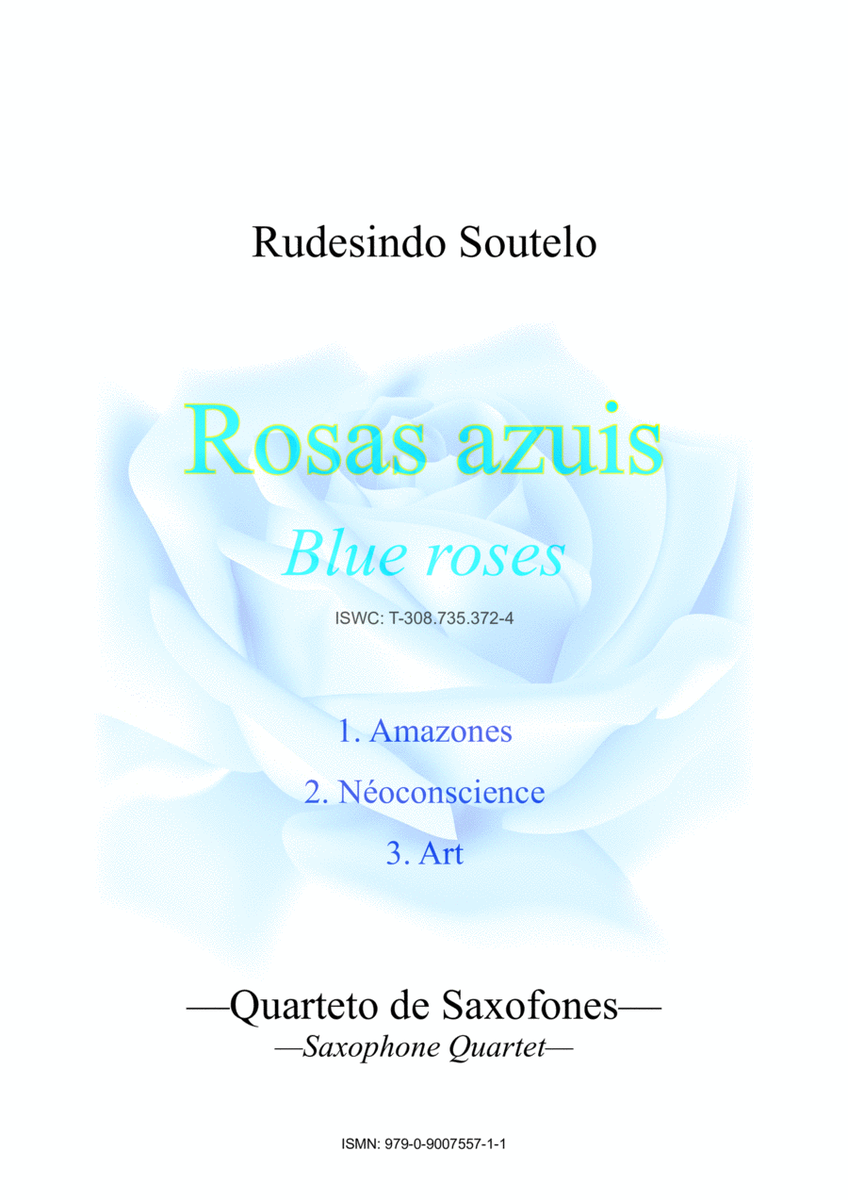 Rosas azuis / Blue roses (Sax Quartet) image number null