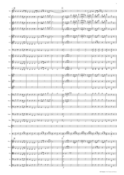 The Trumpeter - Solo Trumpet and Orchestra Score and Parts PDF image number null