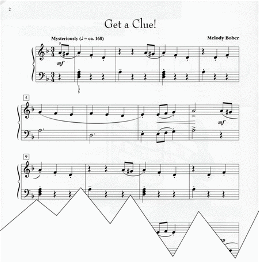 Get A Clue! Get A Clue! Easy Piano scores gallery preview page 3