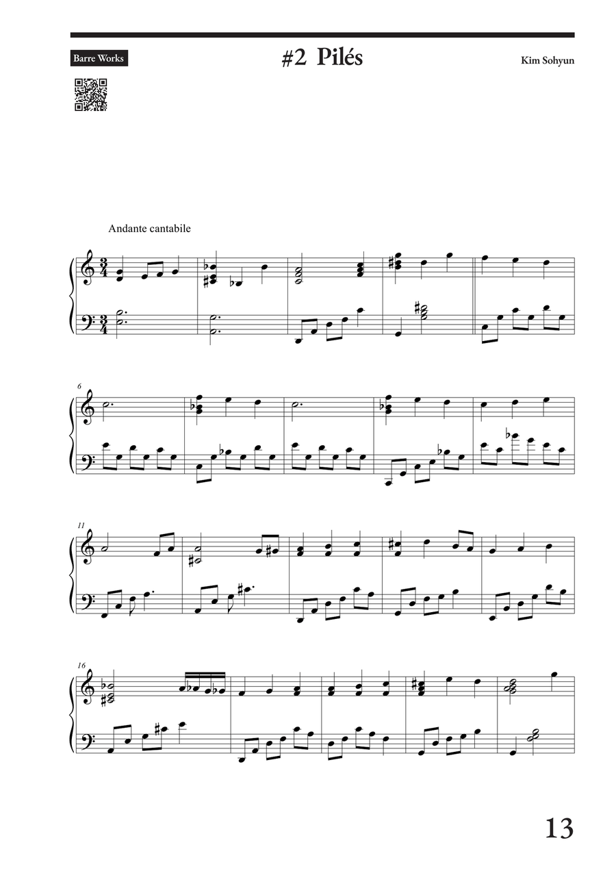 So Hyun Kim Ballet Class Music Vol.1 Piano Solo scores gallery preview page 6