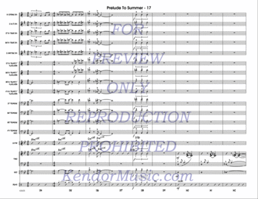 Prelude To Summer Choir scores gallery preview page 18