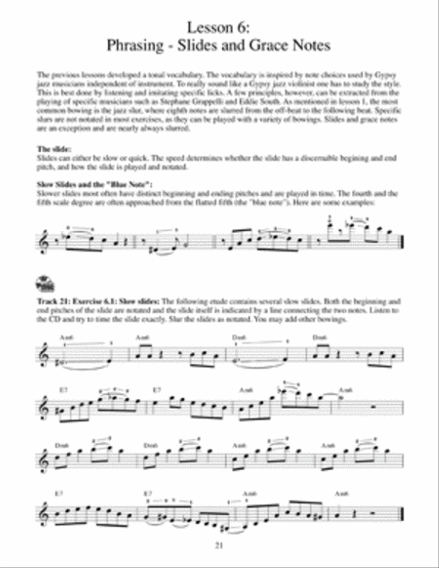 Getting Into Gypsy Jazz Violin Violin scores gallery preview page 2