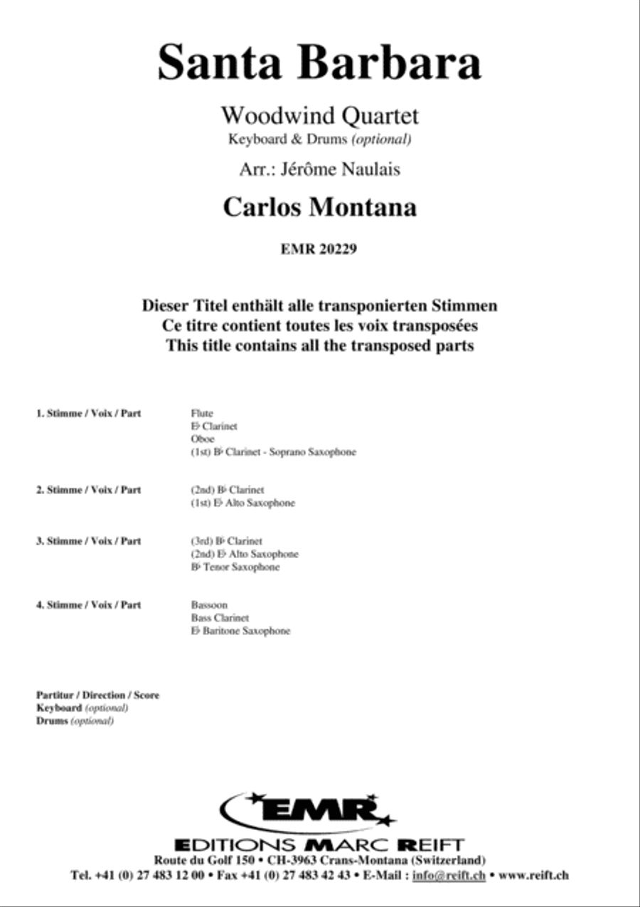 Santa Barbara Woodwind Quartet scores gallery preview page 2