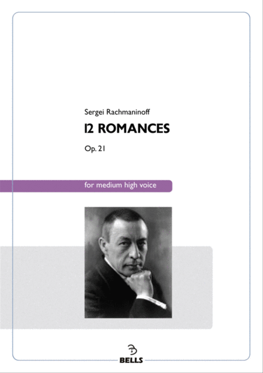 12 Romances, Op. 21 Medium-High Voice scores gallery preview page 1