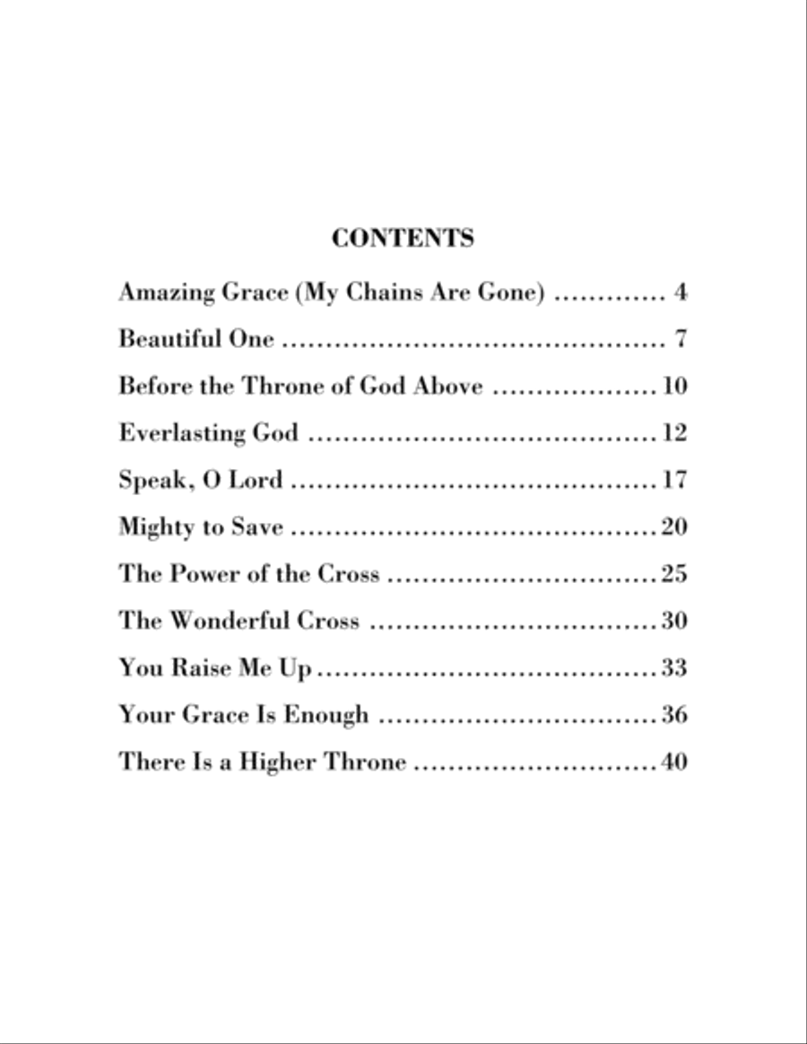 Easy to Ring Praise and Worship 3-Octaves scores gallery preview page 4