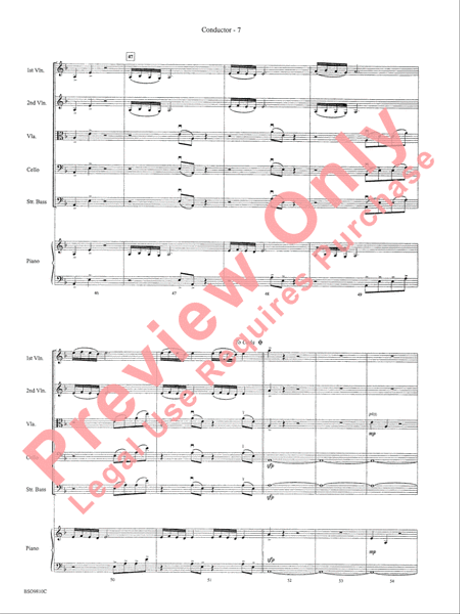 Ancient Ritual String Orchestra scores gallery preview page 10