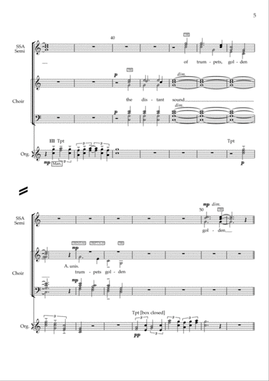 Anthem for the Feast of the Holy Trinity SSA scores gallery preview page 4