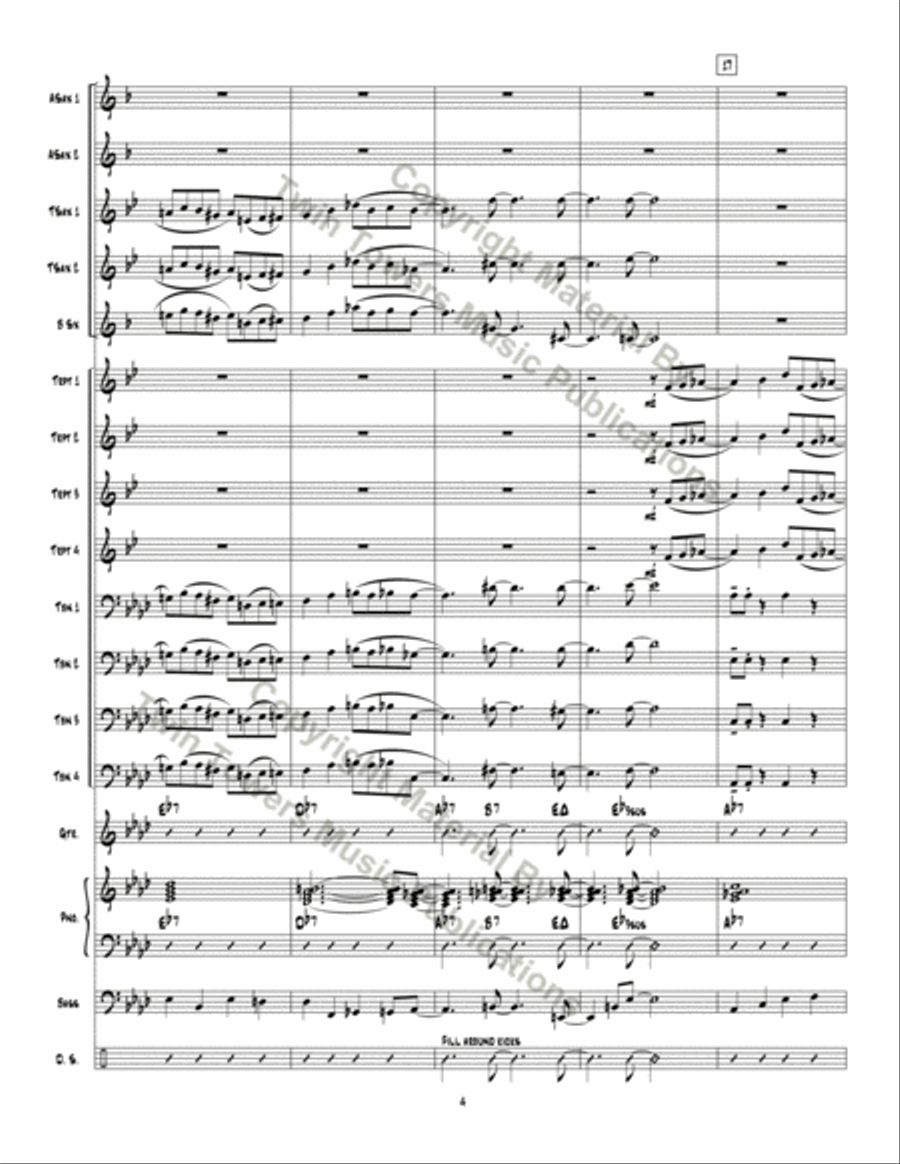 Junk Mix and Hubcap Sale Jazz Ensemble scores gallery preview page 5