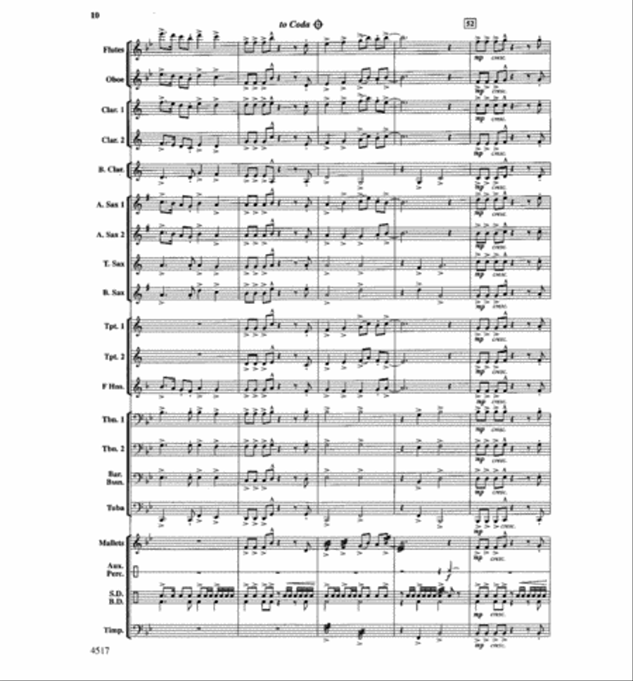 Stone Creek Episode Concert Band scores gallery preview page 11