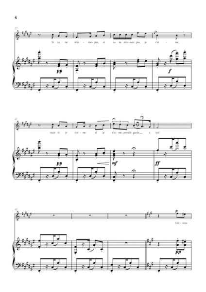 Bizet • Habanera from Carmen in F# sharp minor [F#m] | soprano sheet music with piano accompaniment image number null