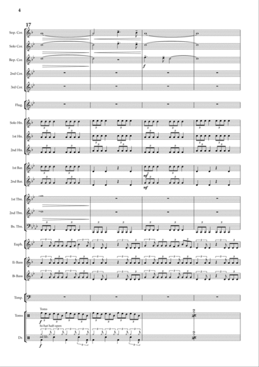 Dr. Who Dr. Who Brass Band scores gallery preview page 4