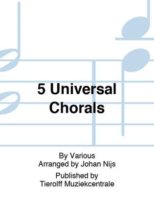 Book cover for 5 Universal Chorals
