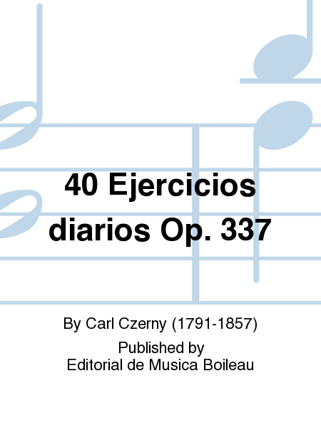 40 Ejercicios diarios Op. 337