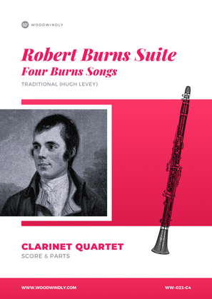 Book cover for Robert Burns Suite for Clarinet Quartet