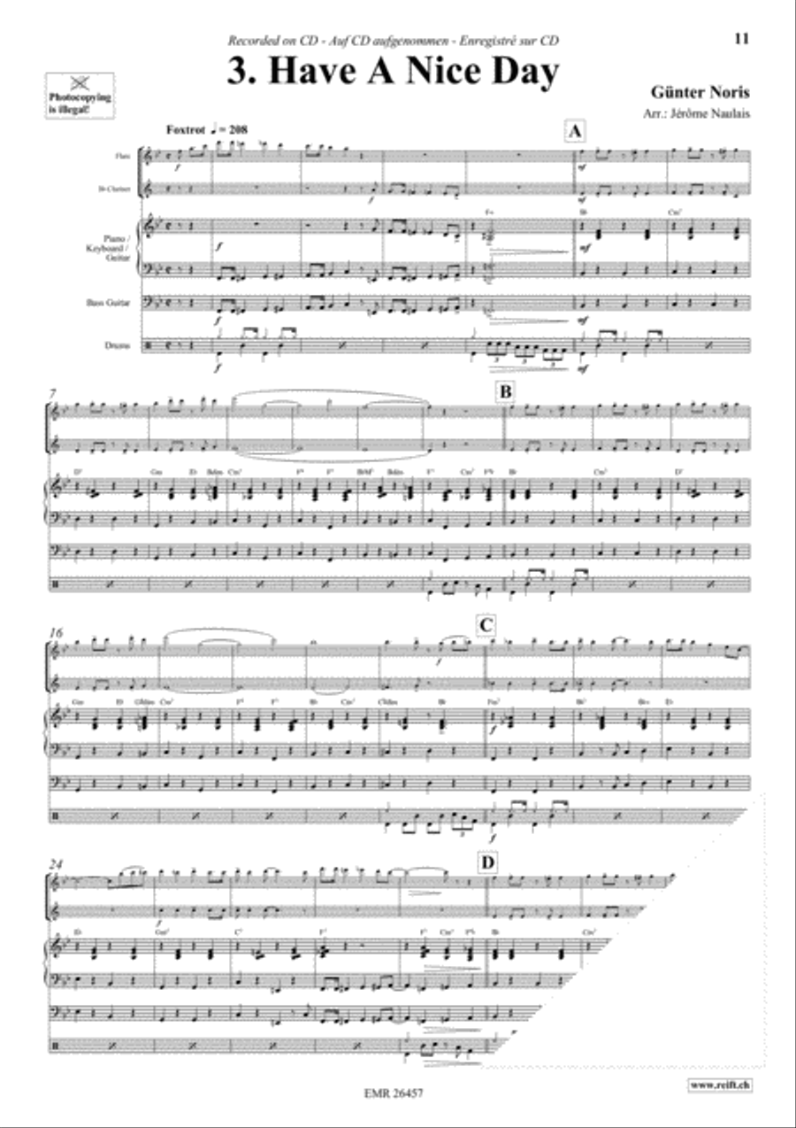 Let's Dance Volume 3 Let's Dance Volume 3 Woodwind Ensemble scores gallery preview page 5