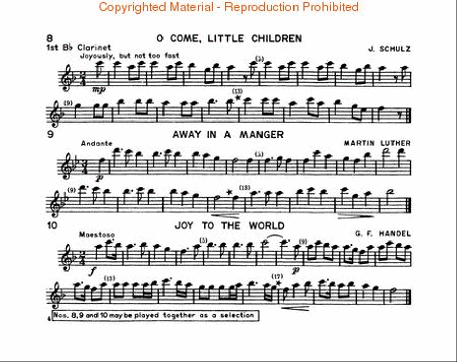Christmas Carols for Band or Brass Choir Concert Band scores gallery preview page 4
