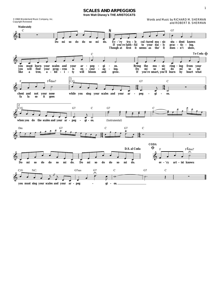 Scales And Arpeggios