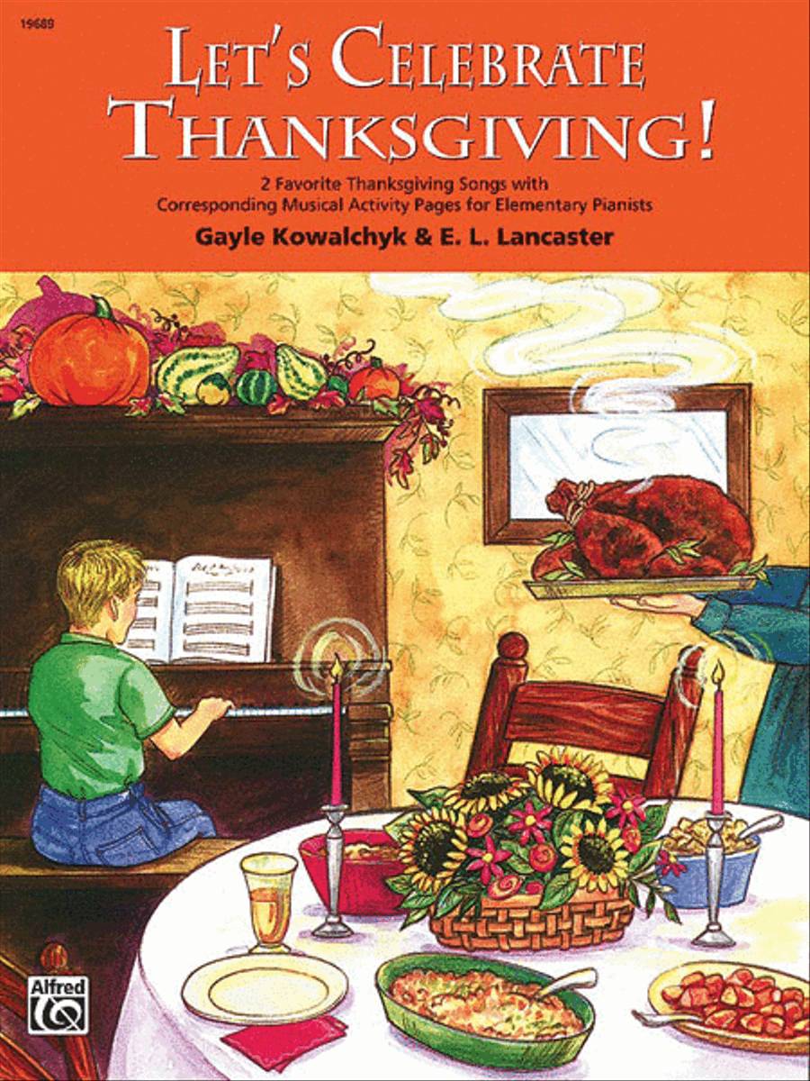Let's Celebrate Thanksgiving! Easy Piano scores gallery preview page 1