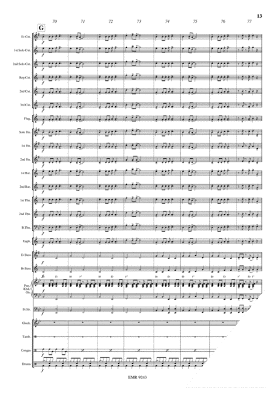 Music For Fun Brass Band scores gallery preview page 14