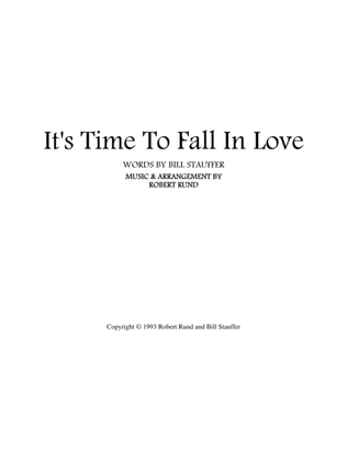 It's Time to Fall In Love (TTBB - barbershop) - arr. Robert Rund