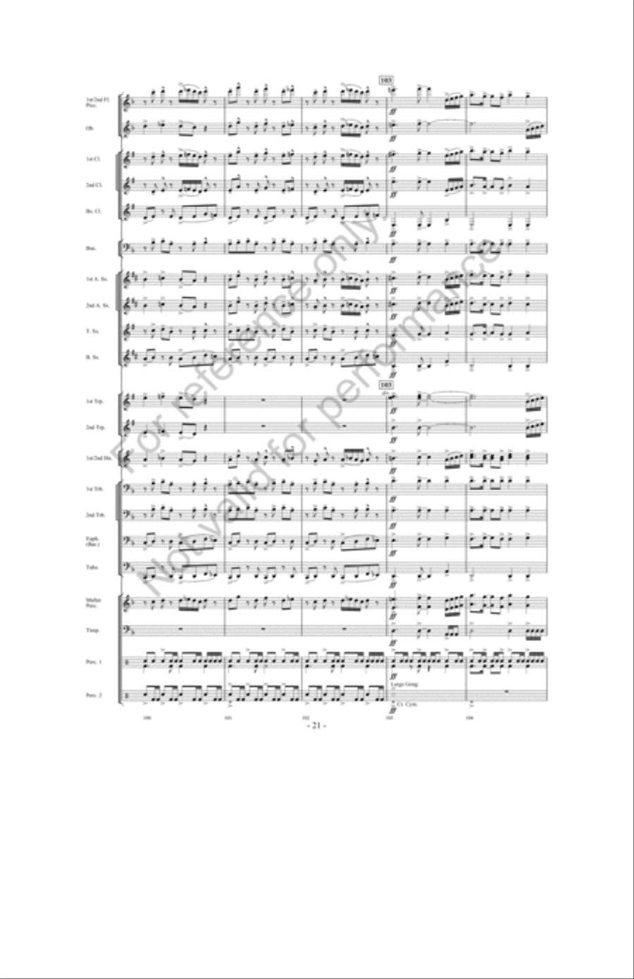 Zeus: King Of The Gods Zeus: King Of The Gods Concert Band scores gallery preview page 20